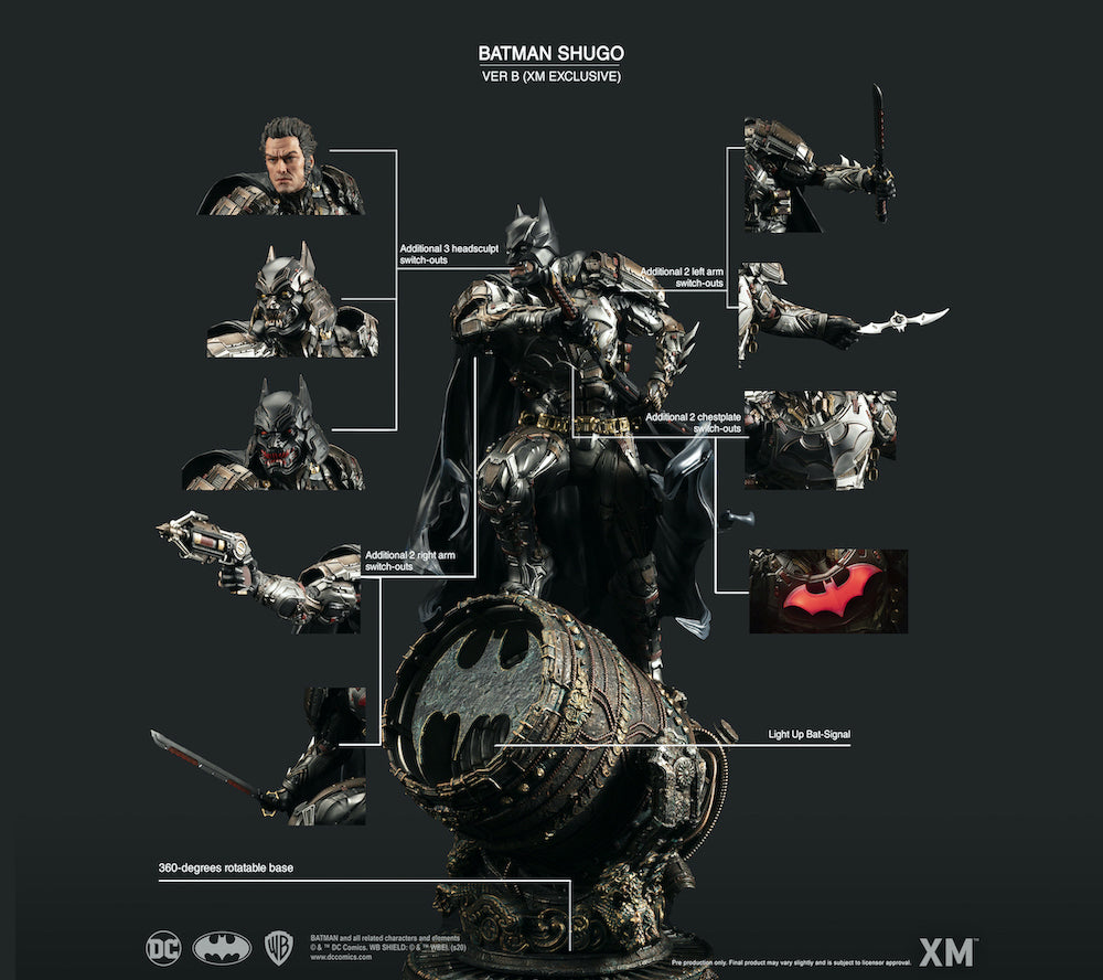XM STUDIOS DC BATMAN SHUGO SAMURAI SERIES EXCLUSIVE VERSION B 1/4 XM900012OSGB - Anotoys Collectibles