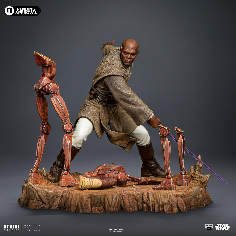 IRON STUDIOS MACE WINDU ART SCALE 1/10 - LUCSWR123225-10(PRE-ORDER) - Anotoys Collectibles