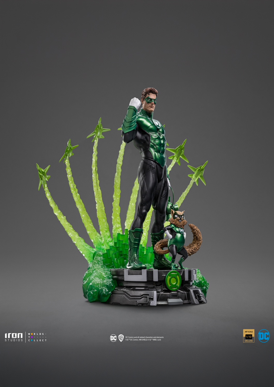 IRON STUDIOS GREEN LANTERN UNLEASHED DC COMICS DELUXE ART SCALE 1/10 - Anotoys Collectibles