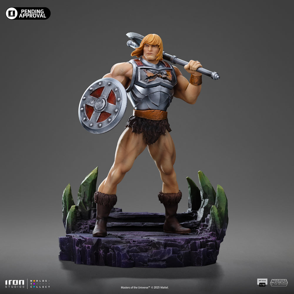 IRON STUDIOS HE-MAN (BATTLE ARMOR VER) ART SCALE 1/10 - HEMAN122825-10(PRE-ORDER) - Anotoys Collectibles