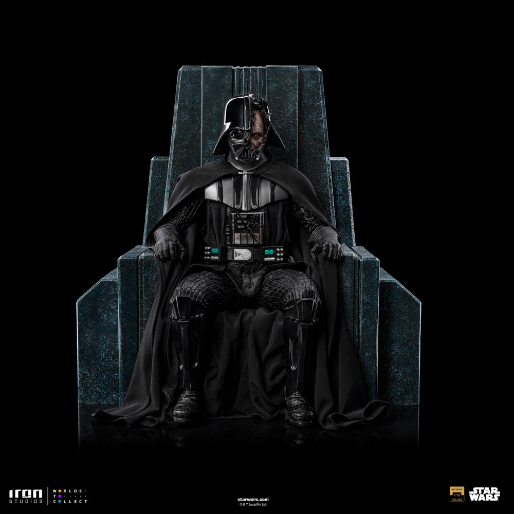 IRON STUDIOS DARTH VADER ON THRONE ART SCALE 1/10 - LUCSWR123125-10(PRE-ORDER) - Anotoys Collectibles