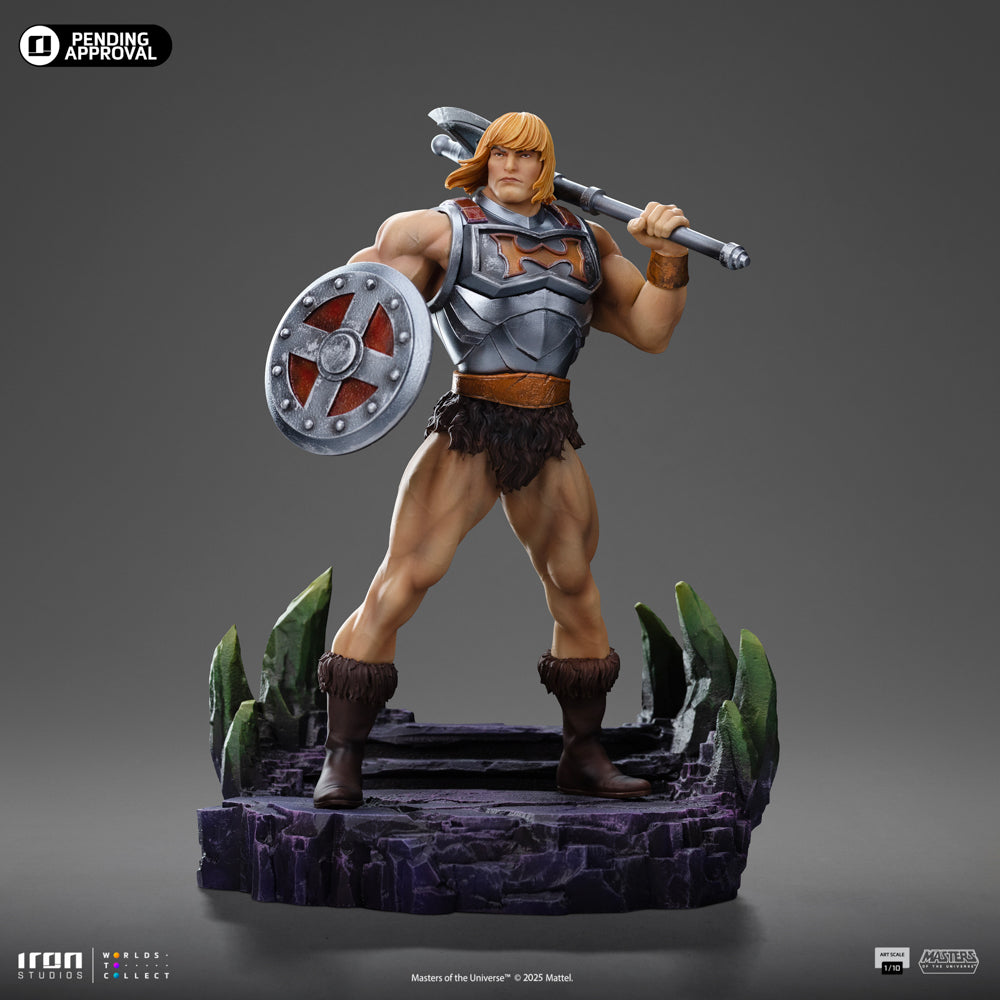 IRON STUDIOS HE-MAN (BATTLE ARMOR VER) ART SCALE 1/10 - HEMAN122825-10(PRE-ORDER) - Anotoys Collectibles