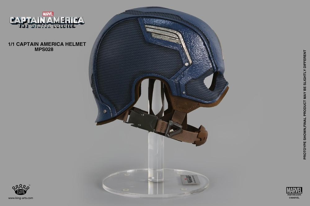 KING ARTS MOVIE PROP SERIES 1/1 CAPT. AMERICA HELMET - MPS028 - Anotoys Collectibles