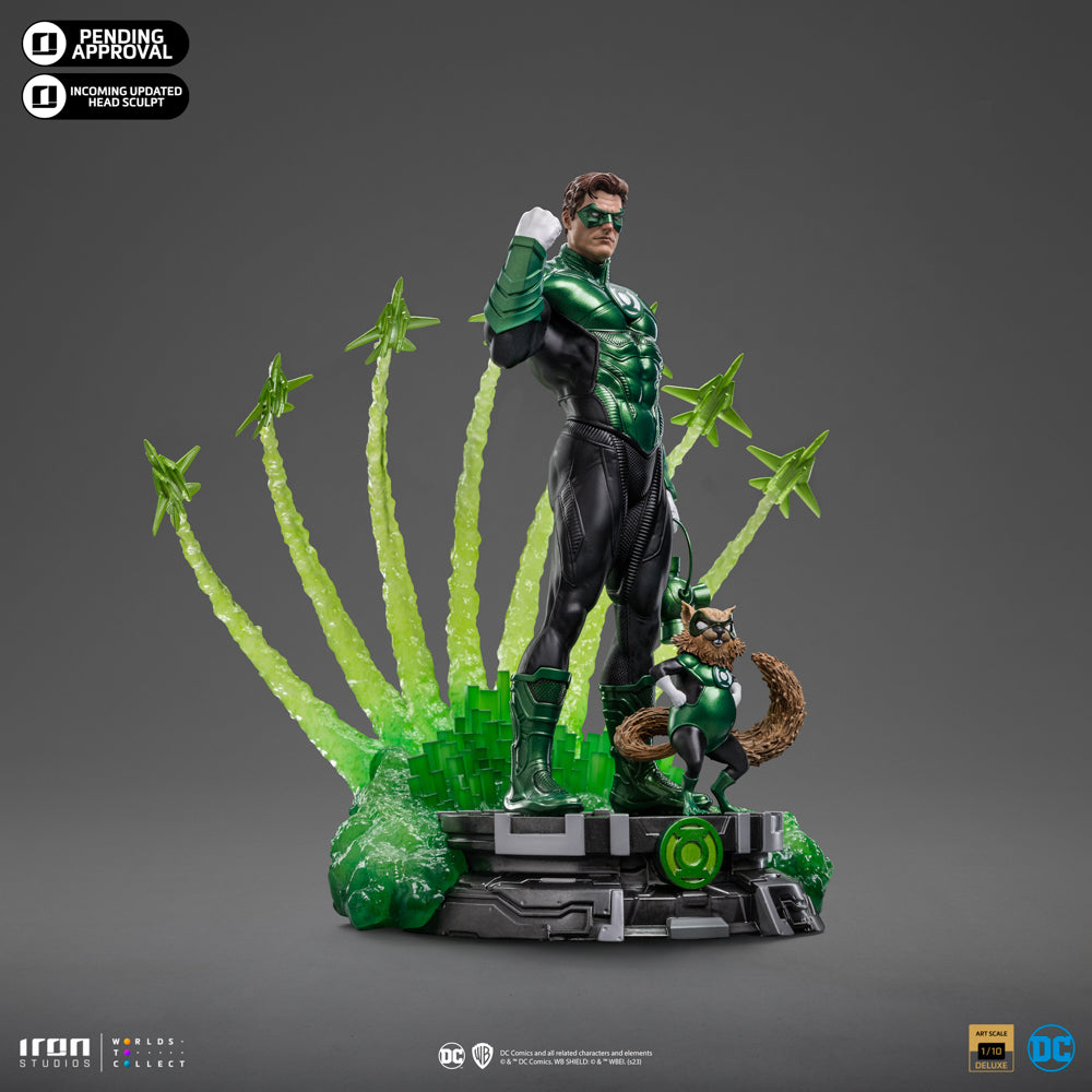 IRON STUDIOS GREEN LANTERN UNLEASHED DC COMICS DELUXE ART SCALE 1/10 - Anotoys Collectibles