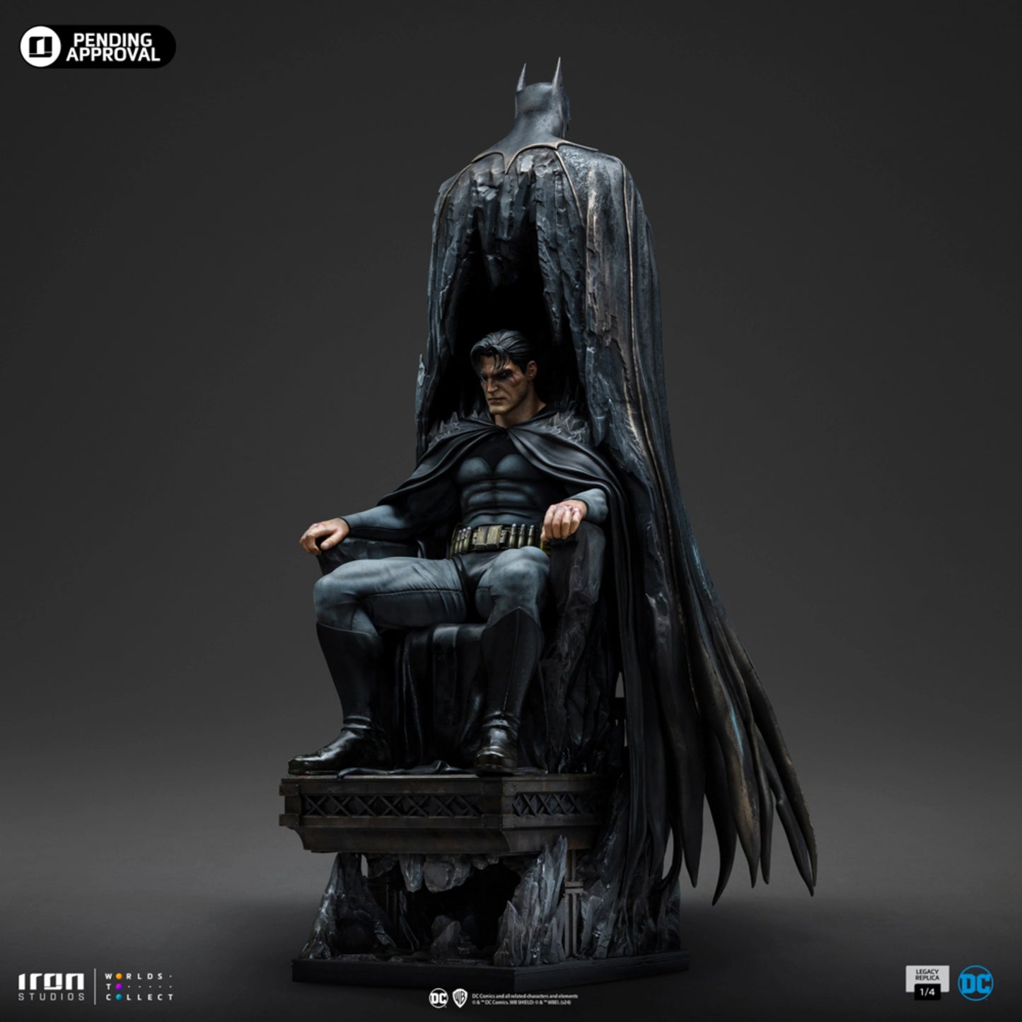 IRON STUDIOS BATMAN AND BRUCE WAYNE LEGACY REPLICA 1/4(PRE-ORDER) - Anotoys Collectibles