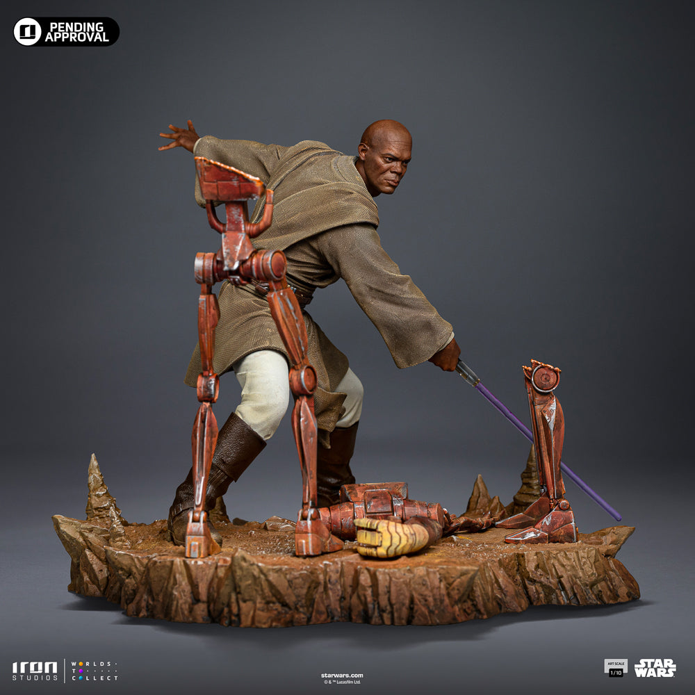 IRON STUDIOS MACE WINDU ART SCALE 1/10 - LUCSWR123225-10(PRE-ORDER) - Anotoys Collectibles