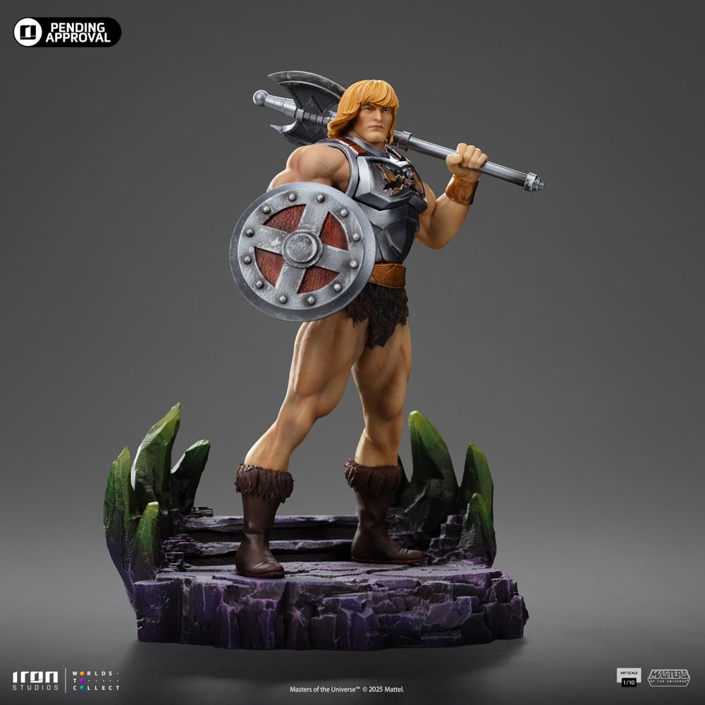 IRON STUDIOS HE-MAN (BATTLE ARMOR VER) ART SCALE 1/10 - HEMAN122825-10(PRE-ORDER) - Anotoys Collectibles