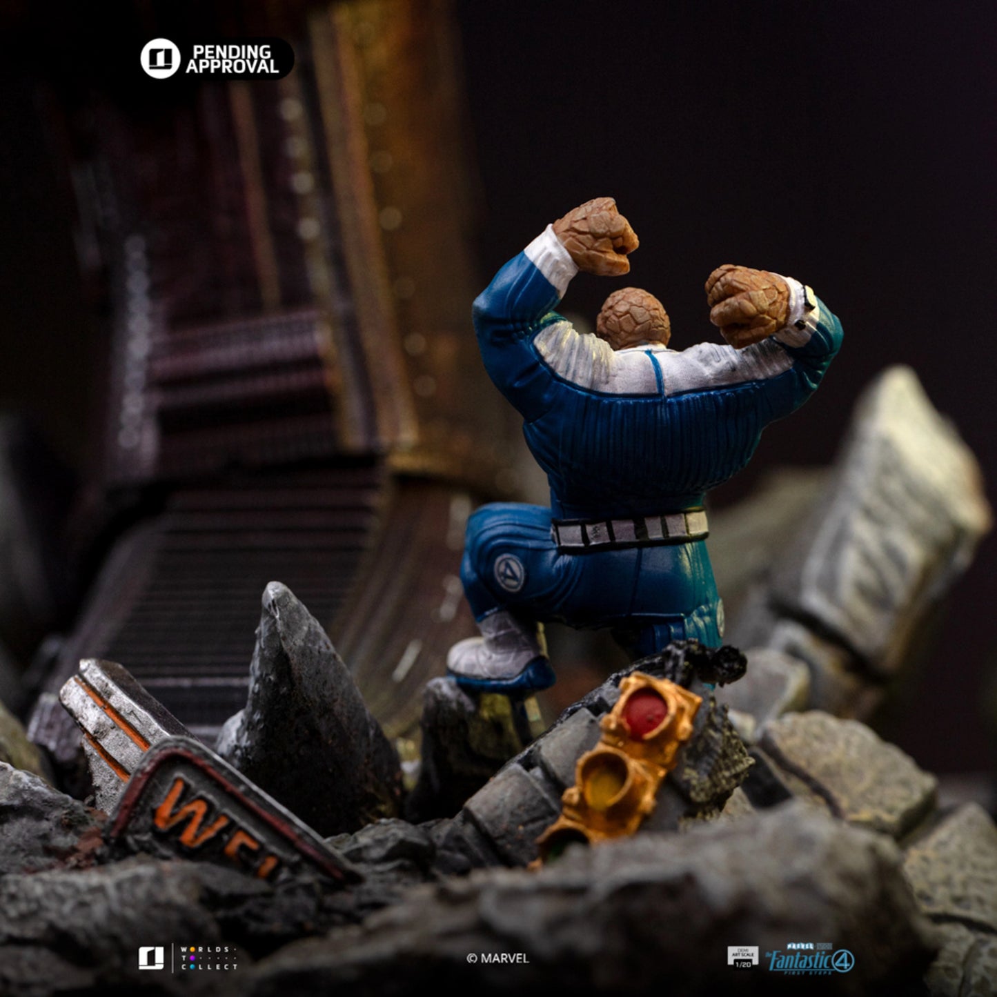 IRON STUDIOS GALACTUS DIORAMA DELUXE FANTASTIC 4 DEMI ART SCALE 1/20 - MARCAS127725-20(PRE-ORDER) - Anotoys Collectibles