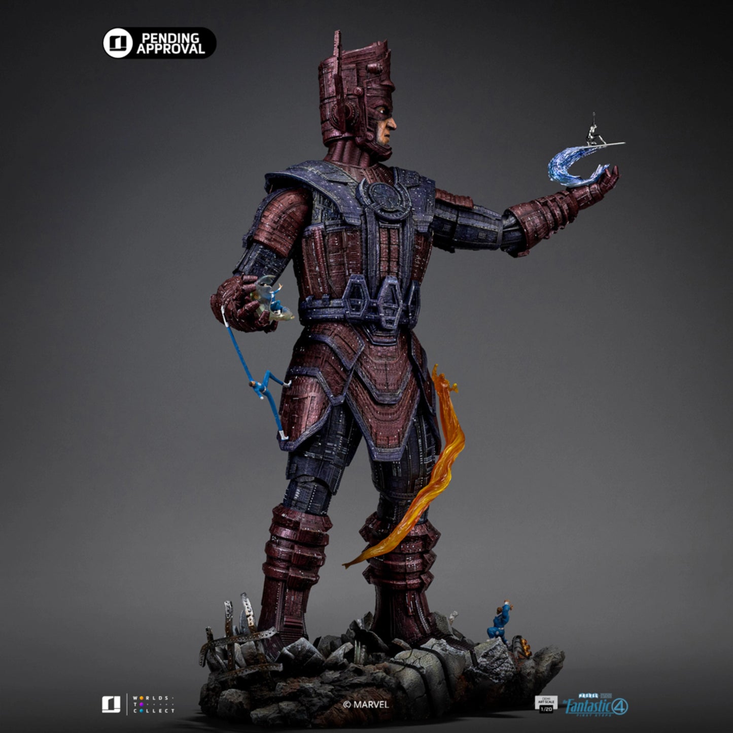 IRON STUDIOS GALACTUS DIORAMA DELUXE FANTASTIC 4 DEMI ART SCALE 1/20 - MARCAS127725-20(PRE-ORDER) - Anotoys Collectibles