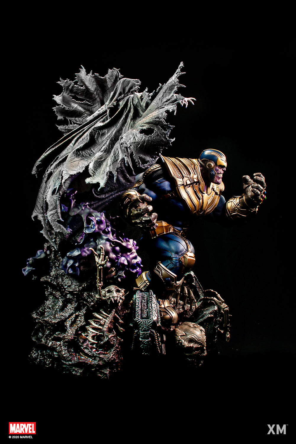 XM STUDIOS MARVEL THANOS WITH LADY DEATH 1/4 SCALE - Anotoys Collectibles