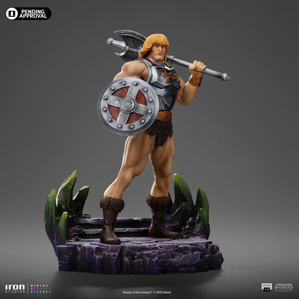 IRON STUDIOS HE-MAN (BATTLE ARMOR VER) ART SCALE 1/10 - HEMAN122825-10(PRE-ORDER) - Anotoys Collectibles
