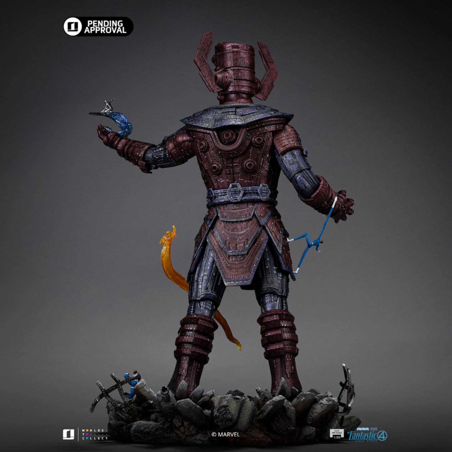 IRON STUDIOS GALACTUS DIORAMA DELUXE FANTASTIC 4 DEMI ART SCALE 1/20 - MARCAS127725-20(PRE-ORDER) - Anotoys Collectibles