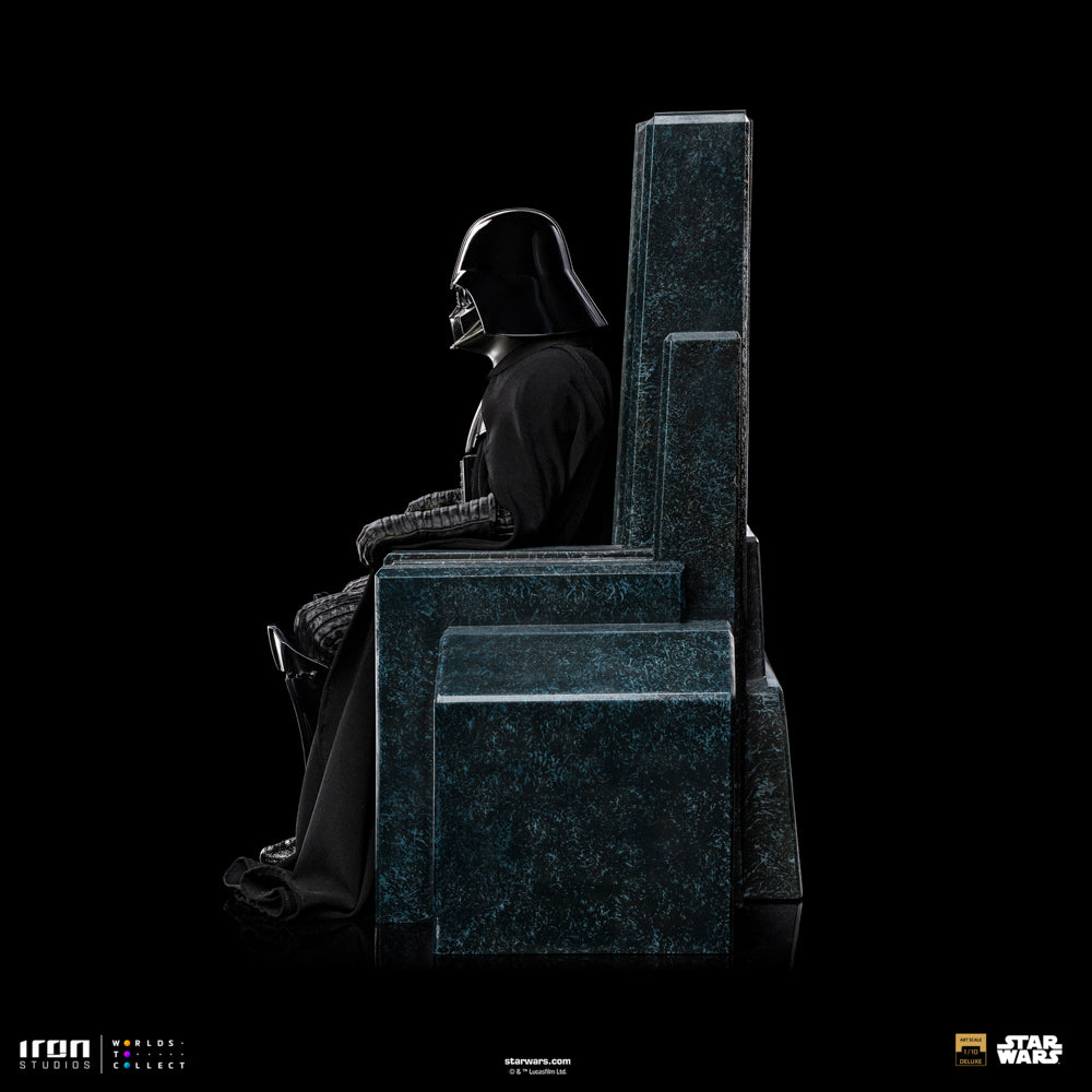 IRON STUDIOS DARTH VADER ON THRONE ART SCALE 1/10 - LUCSWR123125-10(PRE-ORDER) - Anotoys Collectibles
