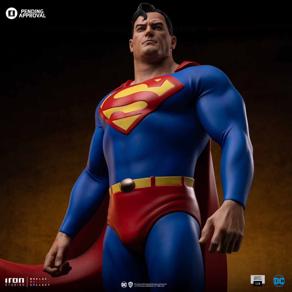 IRON STUDIOS SUPERMAN DC TRINITY LEGACY REPLICA 1/4 SCALE STATUE(PRE-ORDER) - Anotoys Collectibles