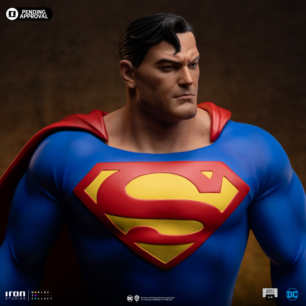 IRON STUDIOS SUPERMAN DC TRINITY LEGACY REPLICA 1/4 SCALE STATUE(PRE-ORDER) - Anotoys Collectibles