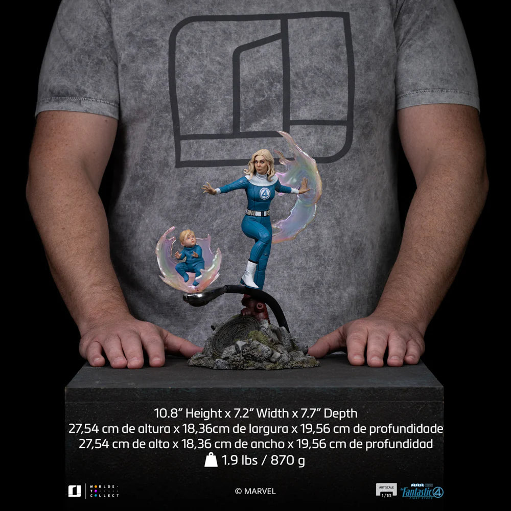 IRON STUDIOS INVISIBLE WOMAN - THE FANTASTIC FOUR FIRST STEPS ART SCALE 1/10 - MARCAS203025-10(PRE-ORDER)