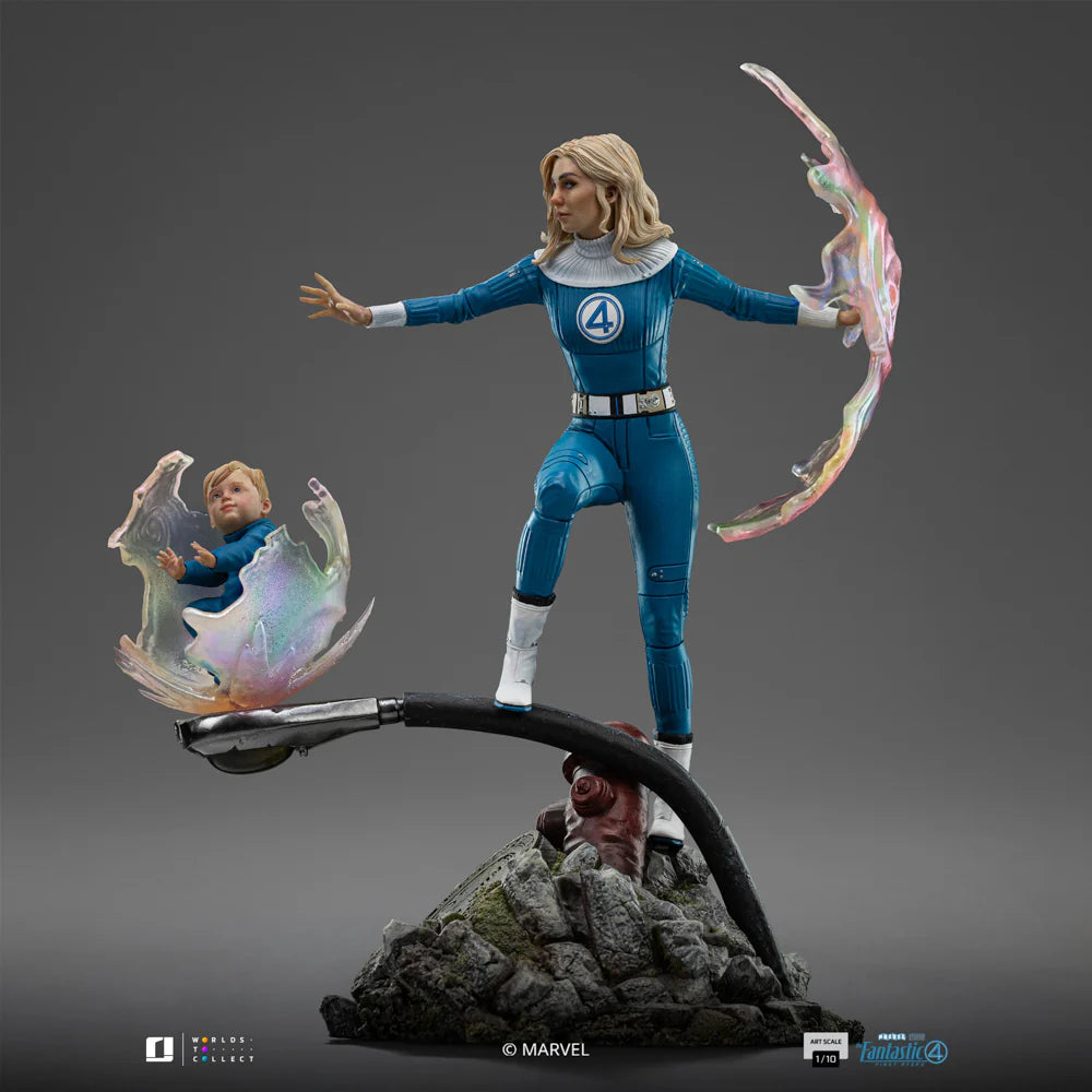 IRON STUDIOS INVISIBLE WOMAN - THE FANTASTIC FOUR FIRST STEPS ART SCALE 1/10 - MARCAS203025-10(PRE-ORDER)