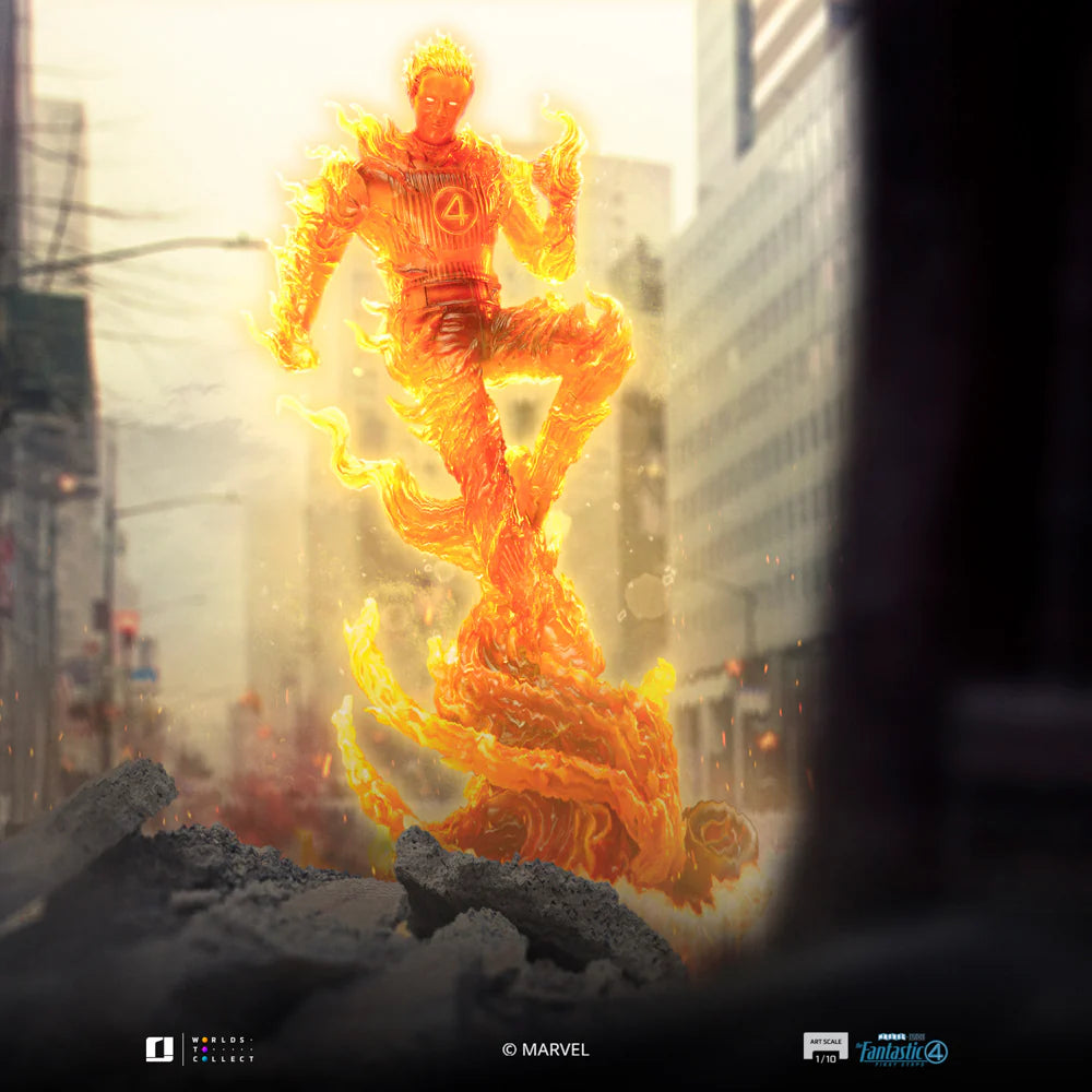 IRON STUDIOS HUMAN TORCH - THE FANTASTIC FOUR FIRST STEPS ART SCALE 1/10 - Marcas203325-10(PRE-ORDER)