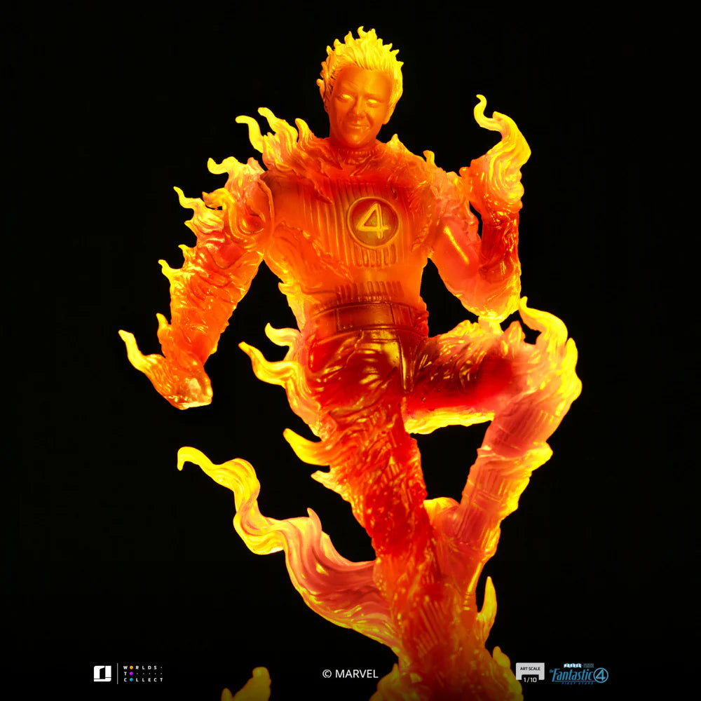IRON STUDIOS HUMAN TORCH - THE FANTASTIC FOUR FIRST STEPS ART SCALE 1/10 - Marcas203325-10(PRE-ORDER)