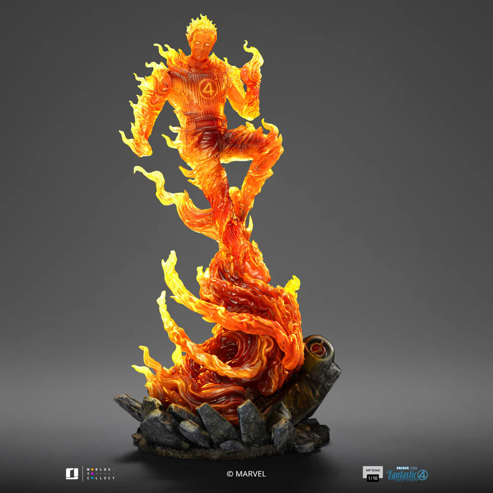 IRON STUDIOS HUMAN TORCH - THE FANTASTIC FOUR FIRST STEPS ART SCALE 1/10 - Marcas203325-10(PRE-ORDER)