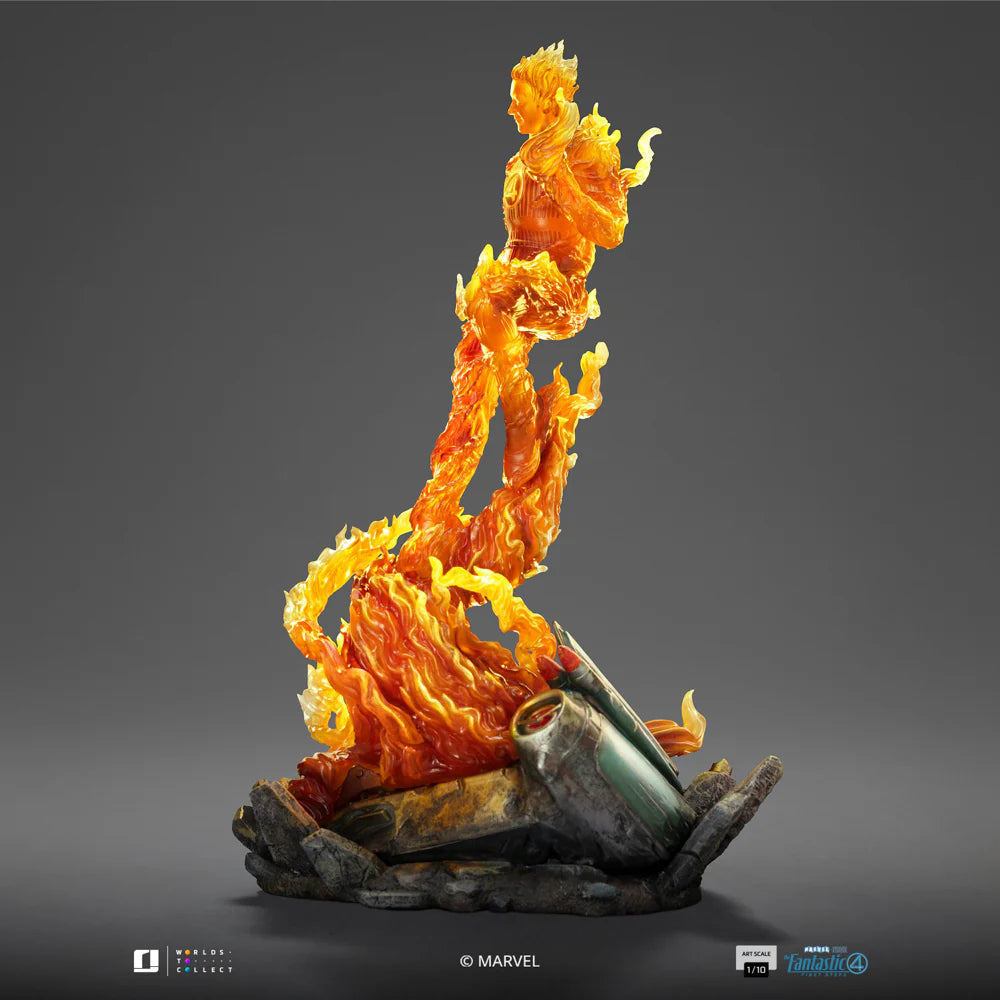 IRON STUDIOS HUMAN TORCH - THE FANTASTIC FOUR FIRST STEPS ART SCALE 1/10 - Marcas203325-10(PRE-ORDER)