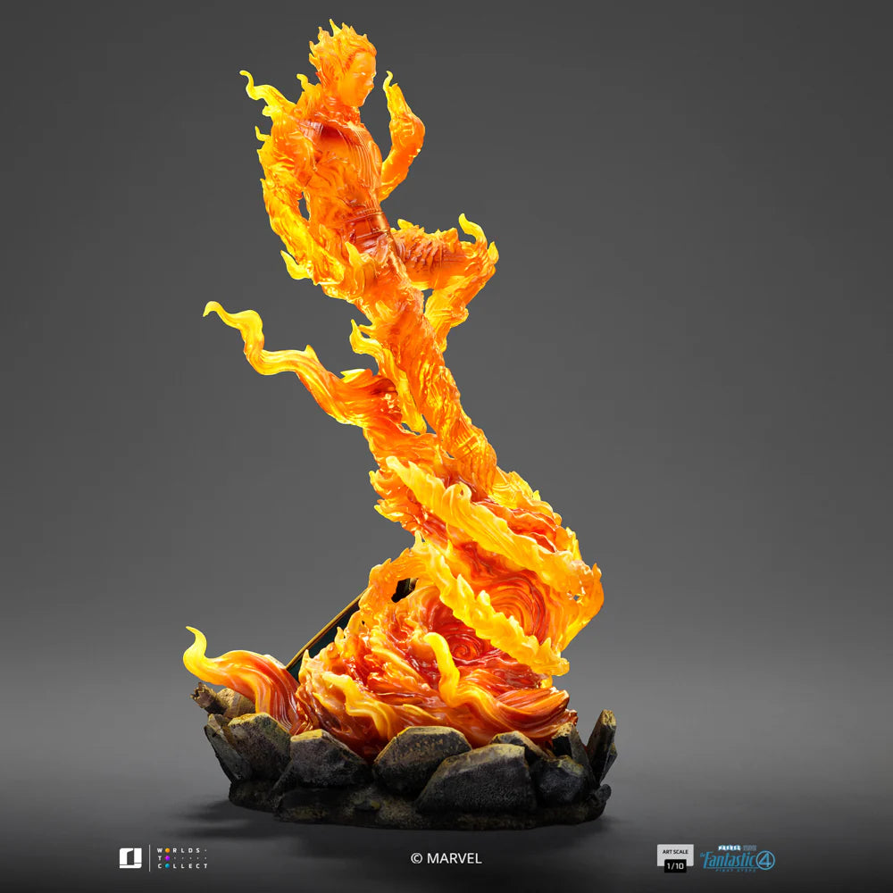 IRON STUDIOS HUMAN TORCH - THE FANTASTIC FOUR FIRST STEPS ART SCALE 1/10 - Marcas203325-10(PRE-ORDER)
