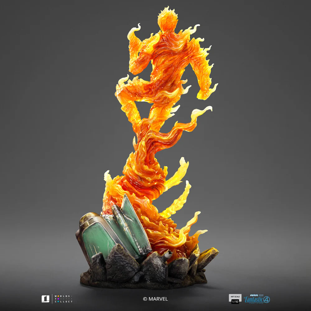 IRON STUDIOS HUMAN TORCH - THE FANTASTIC FOUR FIRST STEPS ART SCALE 1/10 - Marcas203325-10(PRE-ORDER)