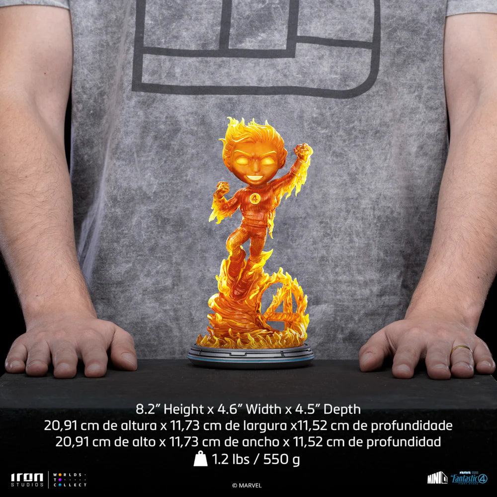 IRON STUDIOS HUMAN TORCH - THE FANTASTIC FOUR FIRST STEPS - MINICO - MARCAS202625-MC(PRE-ORDER)