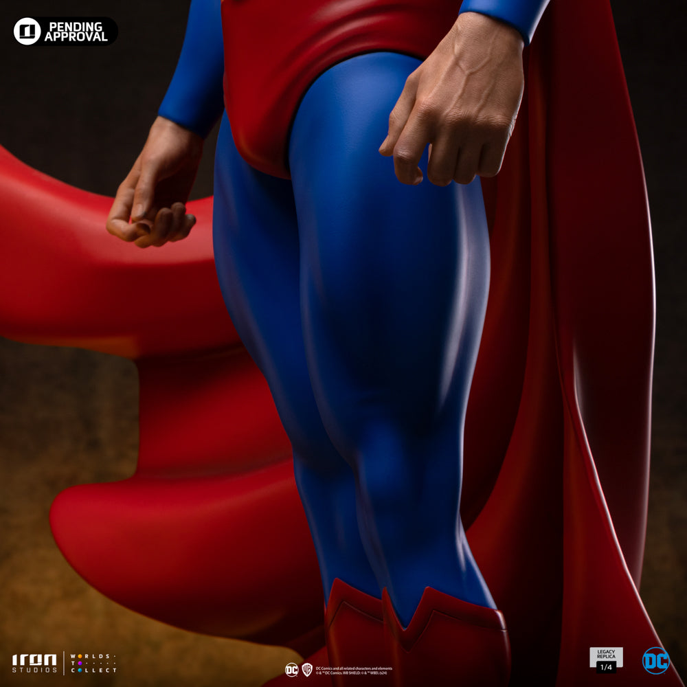 IRON STUDIOS SUPERMAN DC TRINITY LEGACY REPLICA 1/4 SCALE STATUE(PRE-ORDER) - Anotoys Collectibles