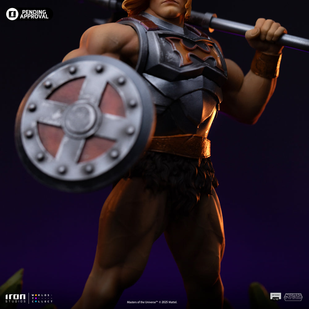 IRON STUDIOS HE-MAN (BATTLE ARMOR VER) ART SCALE 1/10 - HEMAN122825-10(PRE-ORDER) - Anotoys Collectibles