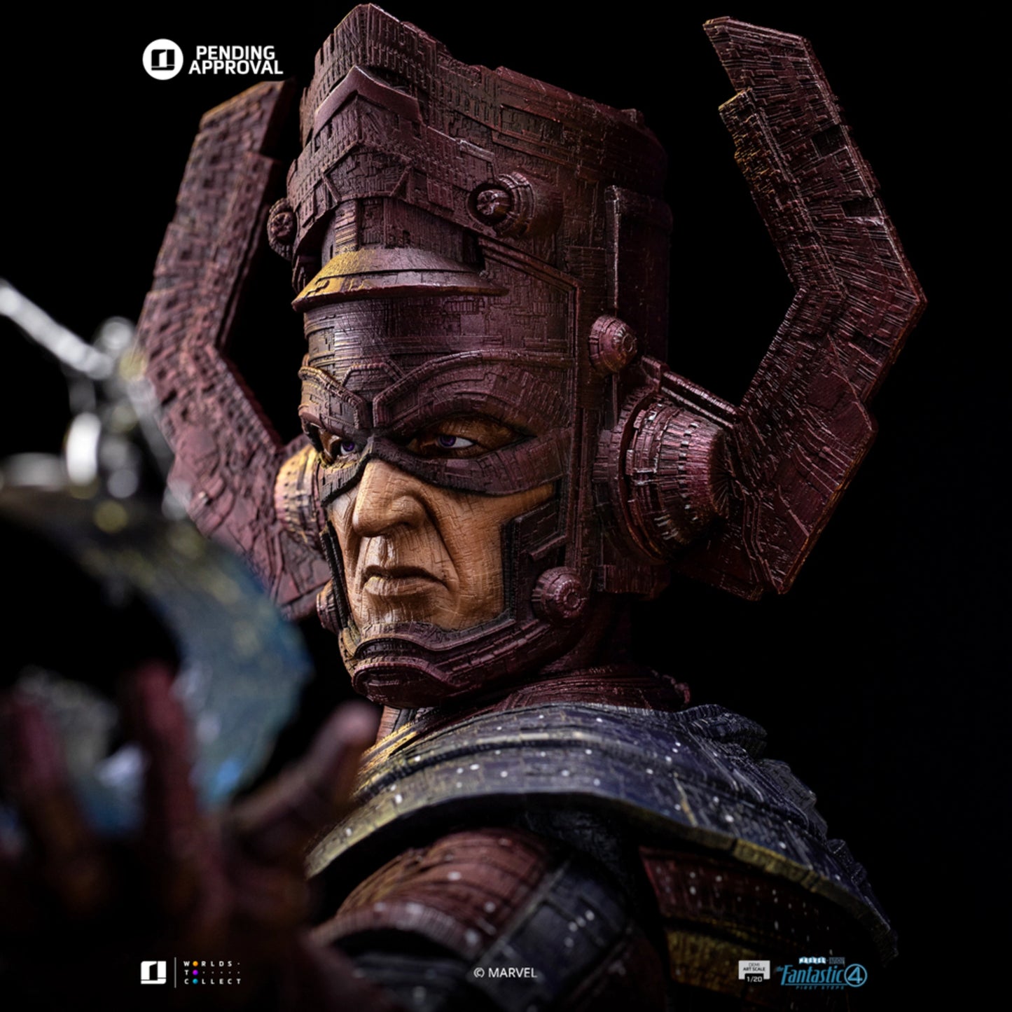 IRON STUDIOS GALACTUS DIORAMA DELUXE FANTASTIC 4 DEMI ART SCALE 1/20 - MARCAS127725-20(PRE-ORDER) - Anotoys Collectibles