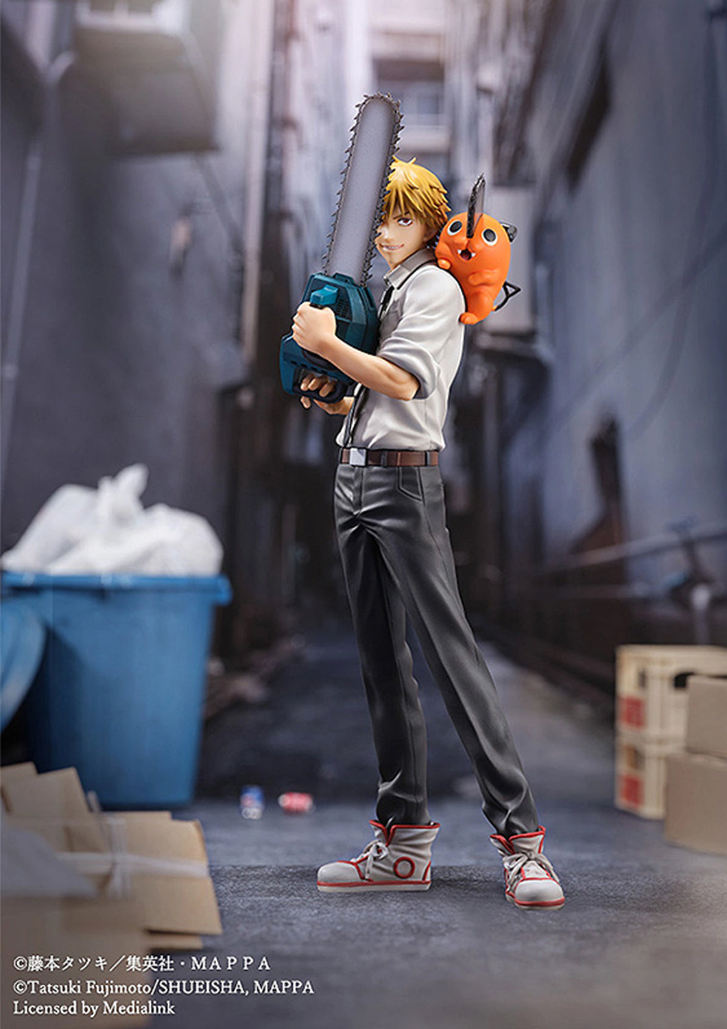 GOODSMILE CHAINSAW MAN FIGURE DENJI & POCHITA – SE52770 - Anotoys Collectibles