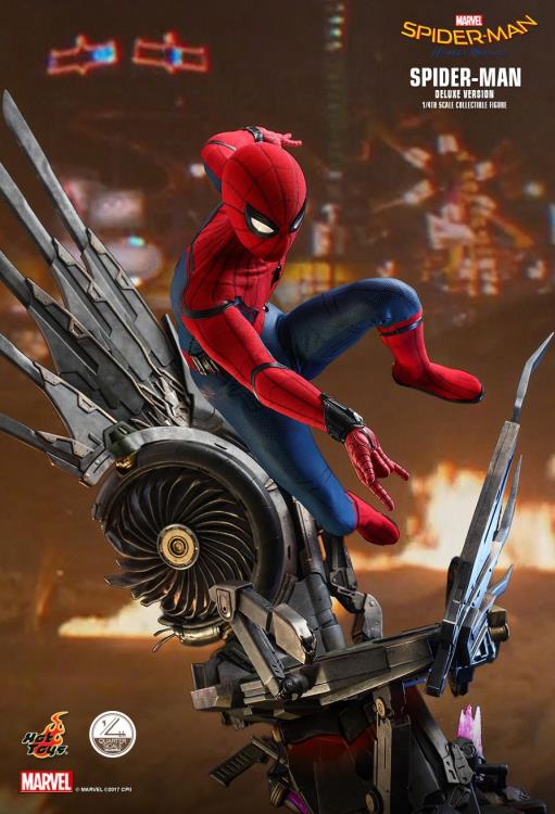 HOT TOYS SPIDERMAN: HOMECOMING SPIDERMAN (DELUXE VERSION) 1/4 QS015 - Anotoys Collectibles