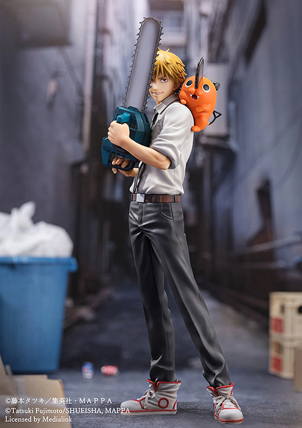 GOODSMILE CHAINSAW MAN FIGURE DENJI & POCHITA – SE52770 - Anotoys Collectibles