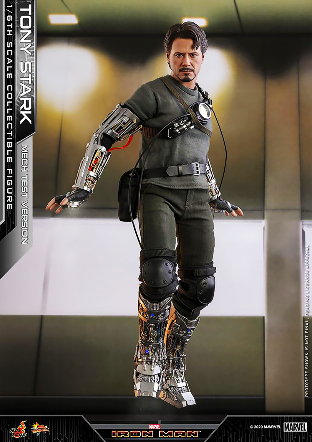 HOT TOYS MARVEL IRON MAN: TONY STARK (MECH TEST VERSION) - Anotoys Collectibles