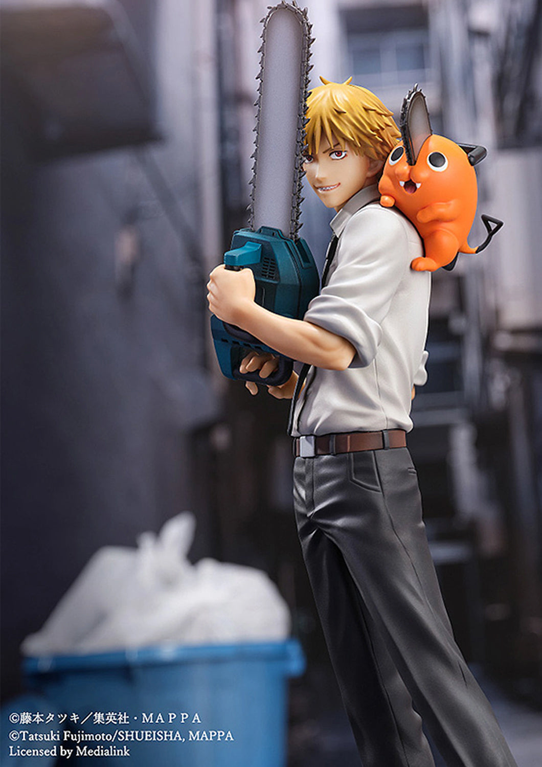 GOODSMILE CHAINSAW MAN FIGURE DENJI & POCHITA – SE52770 - Anotoys Collectibles