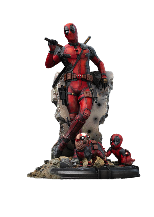IRON STUDIOS DEADPOOL D&W 1/10 ART SCALE STATUE(PRE-ORDER) - Anotoys Collectibles