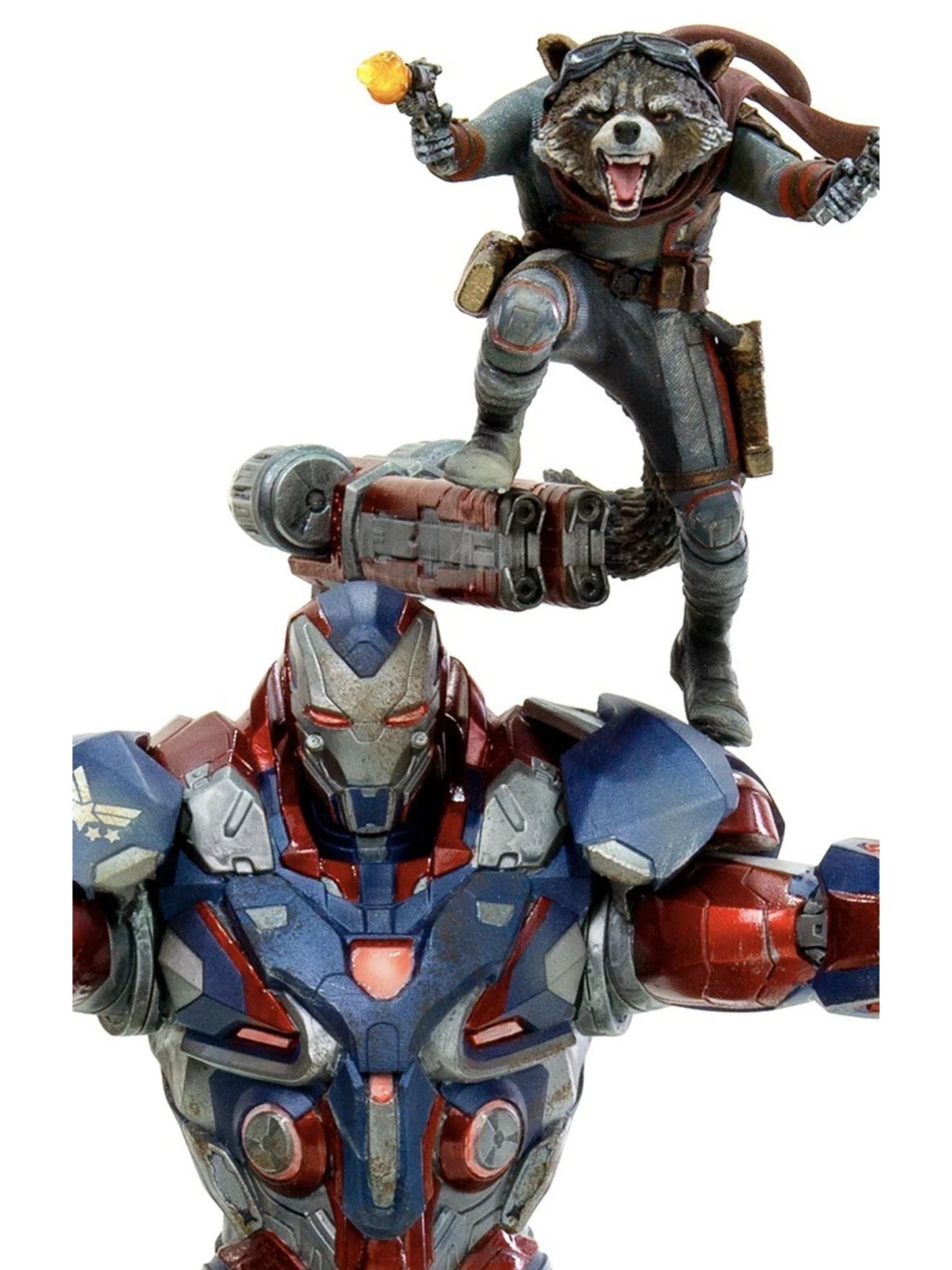 IRON STUDIOS MARVEL AVENGERS ENDGAME: IRON PATRIOT & ROCKET BDS ART SCALE 1/10 - MARCAS19519-10 - Anotoys Collectibles