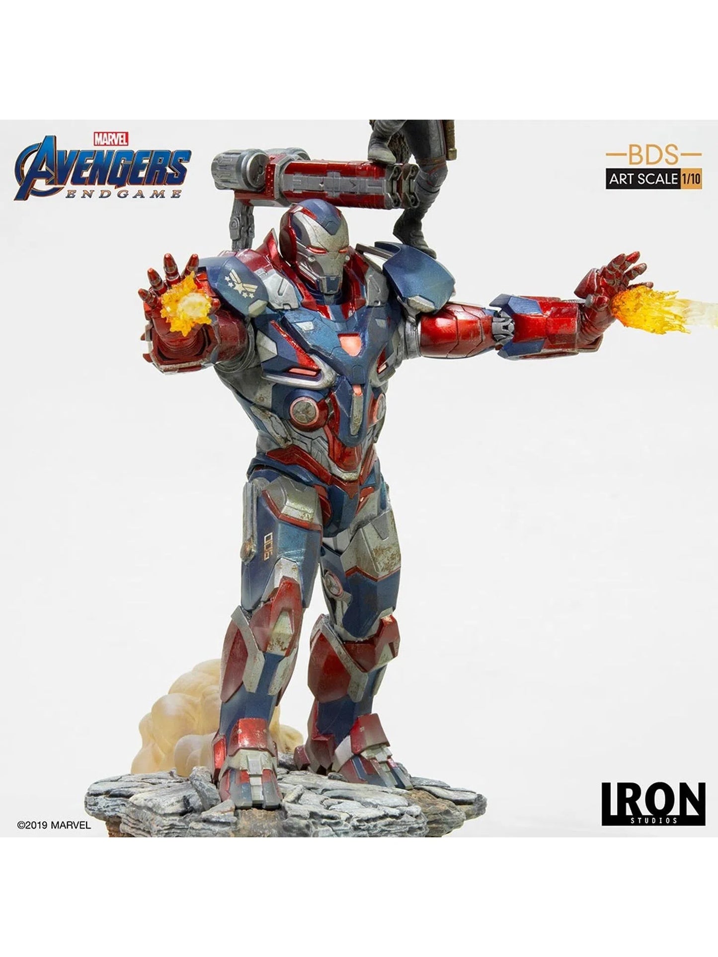 IRON STUDIOS MARVEL AVENGERS ENDGAME: IRON PATRIOT & ROCKET BDS ART SCALE 1/10 - MARCAS19519-10 - Anotoys Collectibles