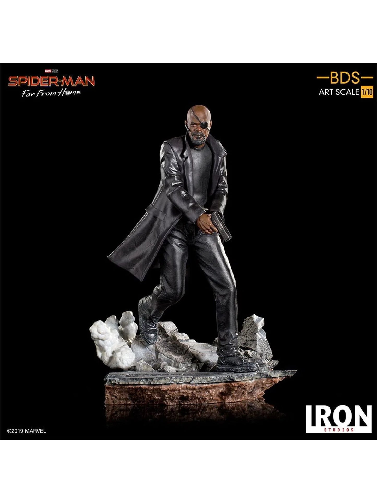 IRON STUDIOS SPIDER MAN FAR FROM HOME NICK FURY 1/10 MARCAS23119-10 - Anotoys Collectibles