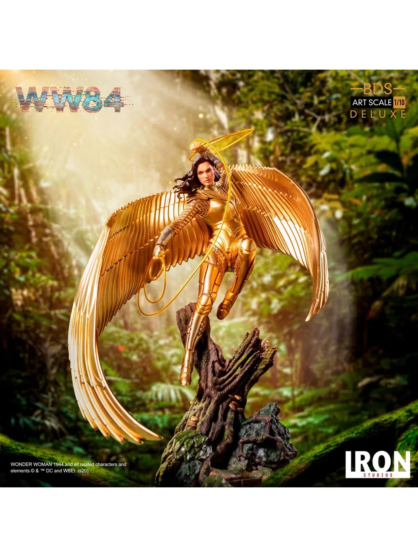 IRON STUDIOS DC WONDER WOMAN DELUXE WW84 ART SCALE 1/10 DCCW8427420-10 - Anotoys Collectibles