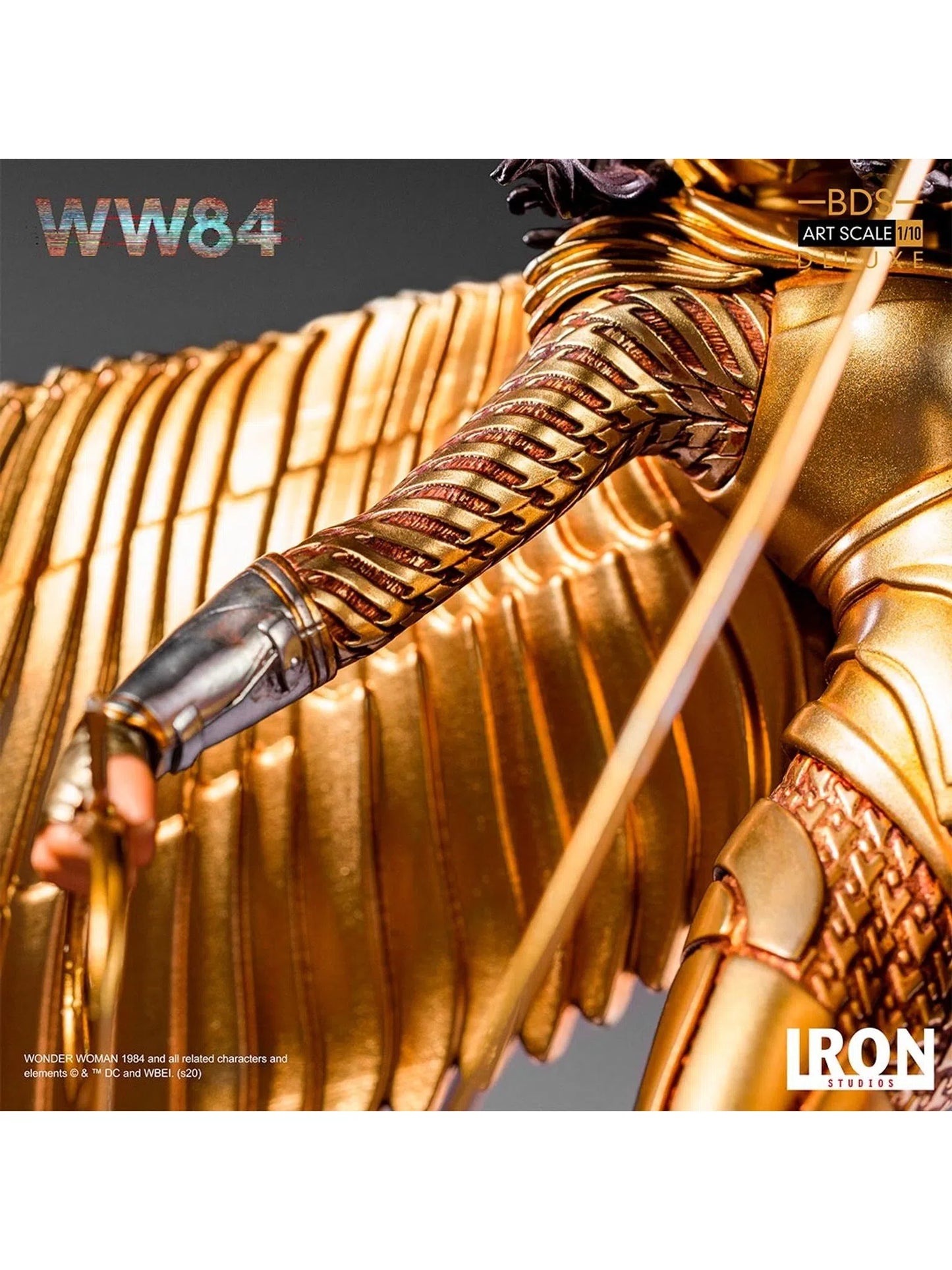 IRON STUDIOS DC WONDER WOMAN DELUXE WW84 ART SCALE 1/10 DCCW8427420-10 - Anotoys Collectibles
