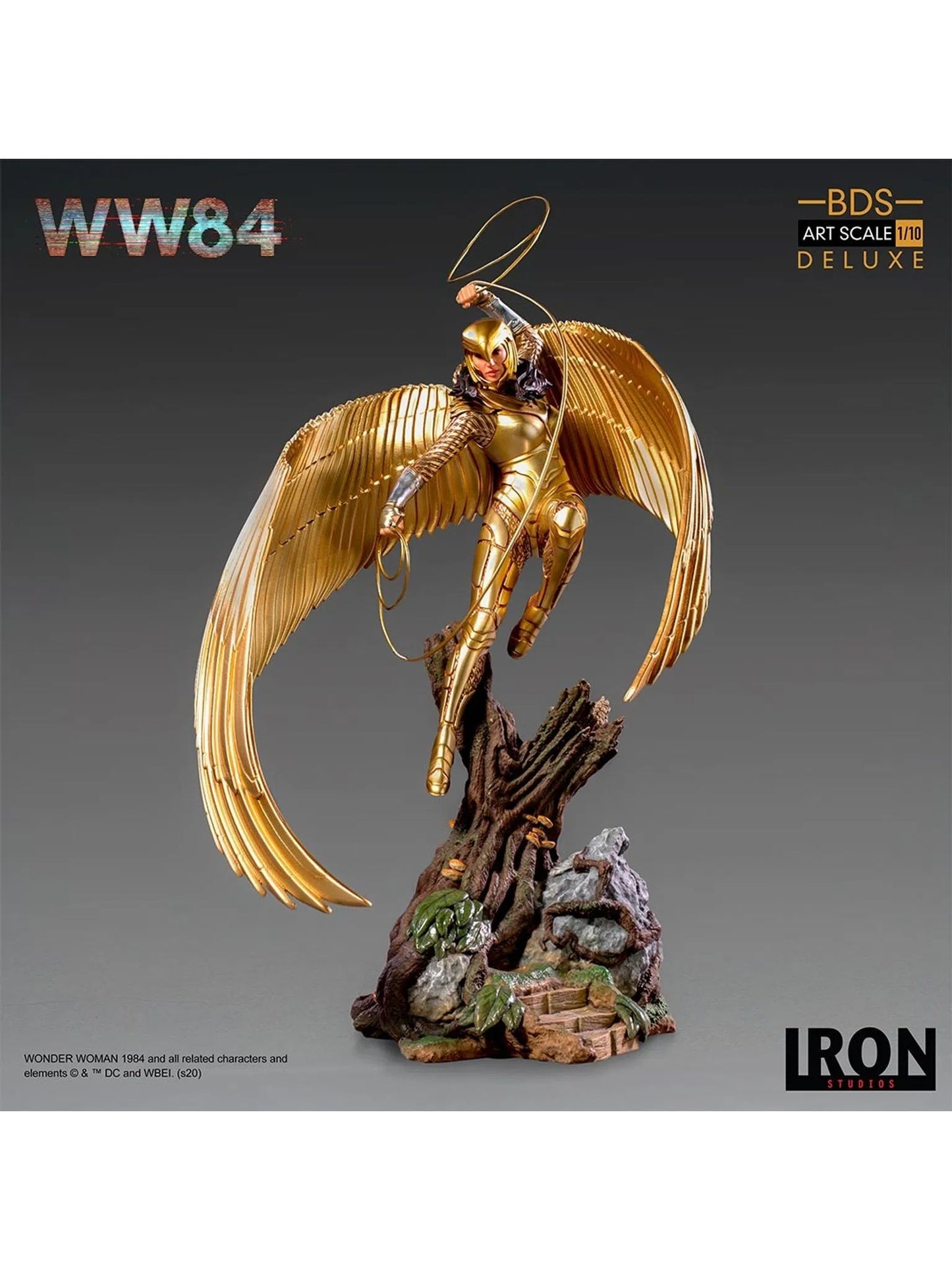 IRON STUDIOS DC WONDER WOMAN DELUXE WW84 ART SCALE 1/10 DCCW8427420-10 - Anotoys Collectibles