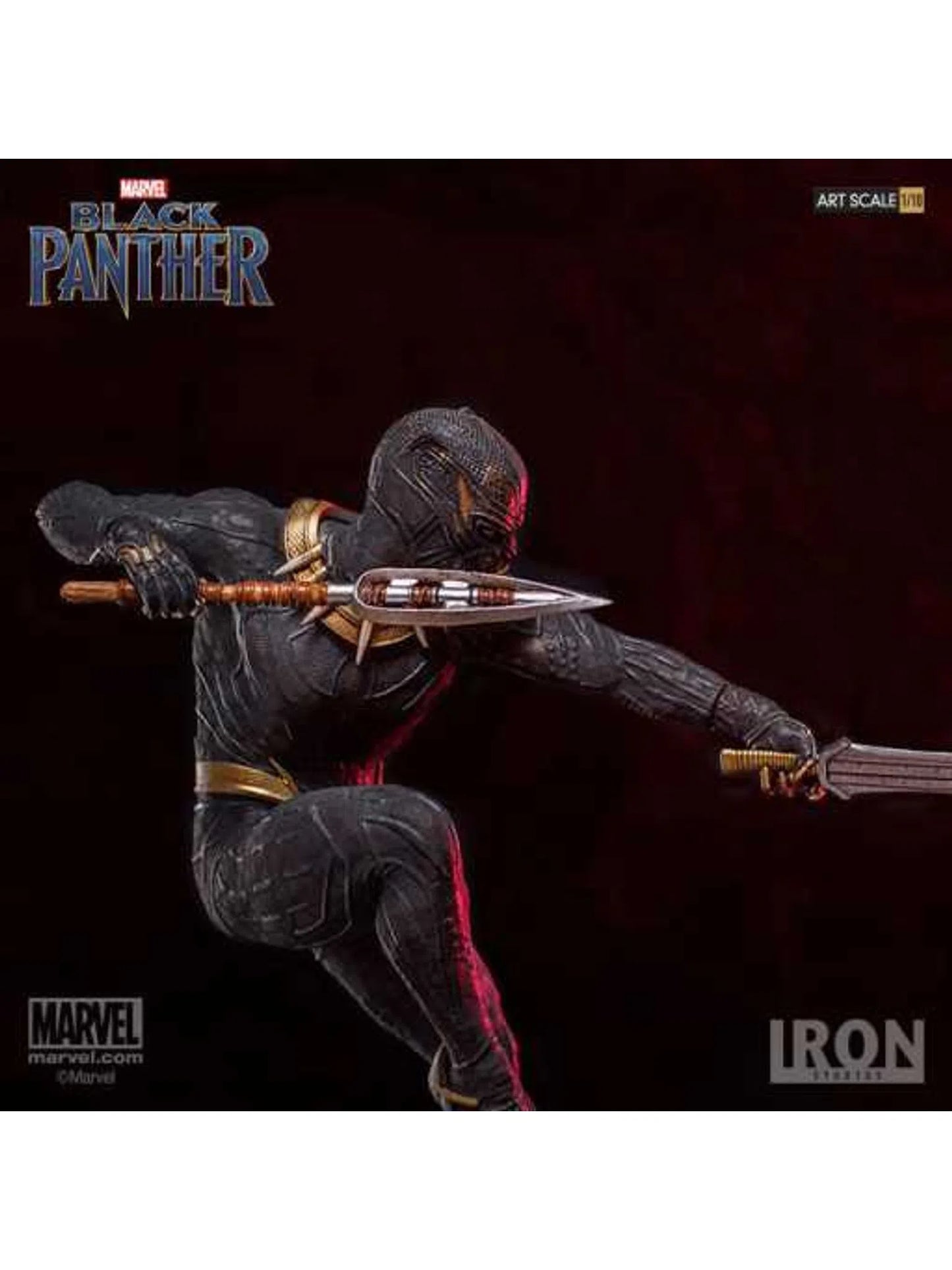 IRON STUDIOS BLACK PANTHER: ERIK KILLMONGER BDS ART SCALE 1/10 - MARCWR07017-10 - Anotoys Collectibles