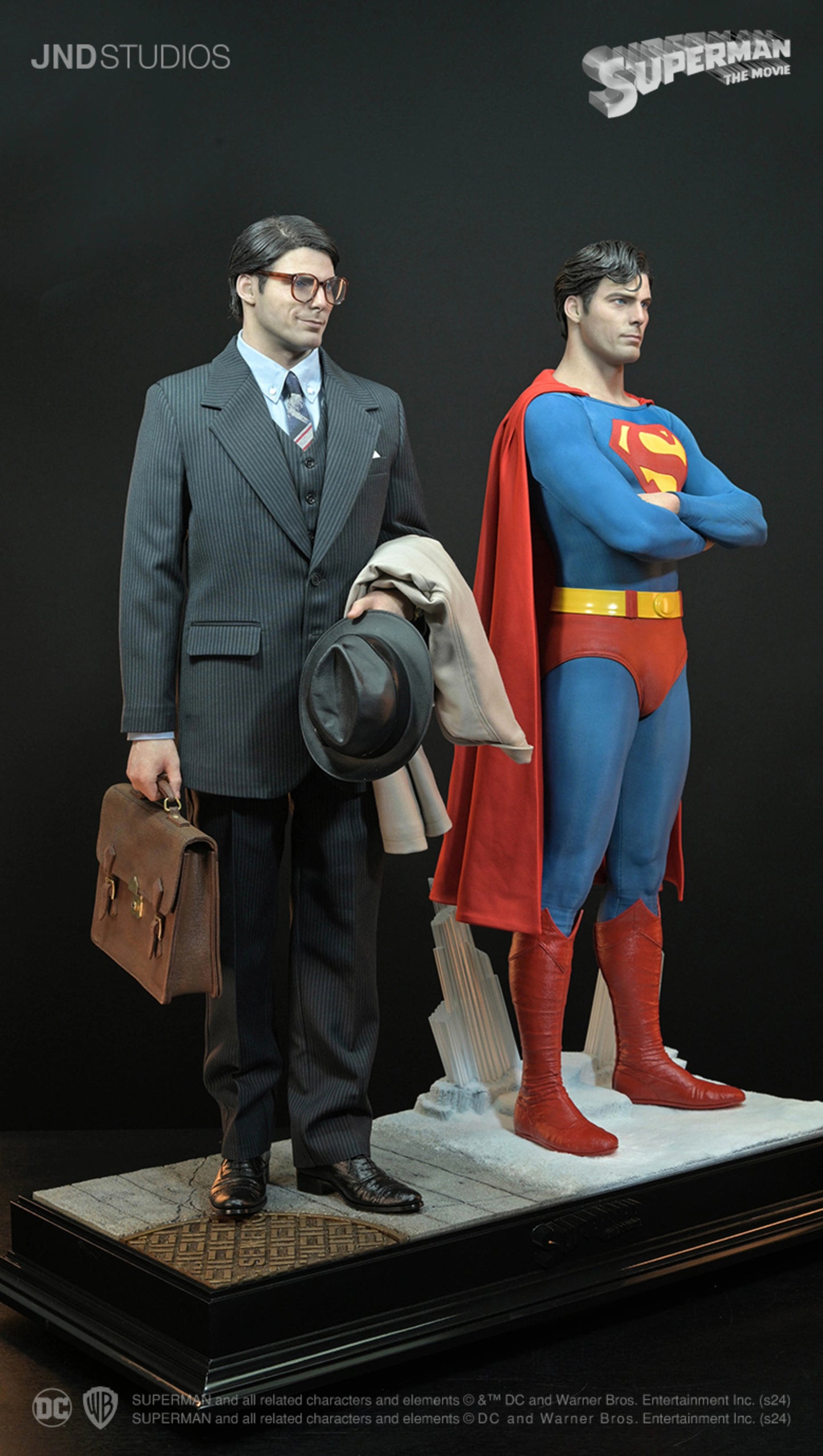 1/3 JND SUPERMAN (1978) DUAL VERSION (SUPERMAN & CLARK KENT) (PREORDER) - Anotoys Collectibles