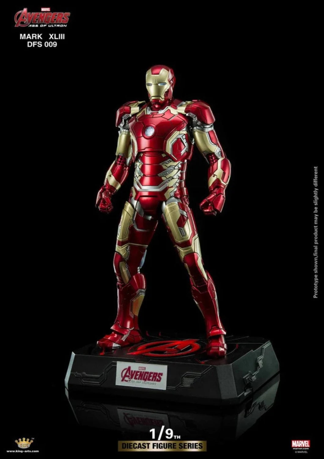 KING ARTS AVENGERS AGE OF ULTRON: IRON MAN MK 43 - DFS009 - Anotoys Collectibles