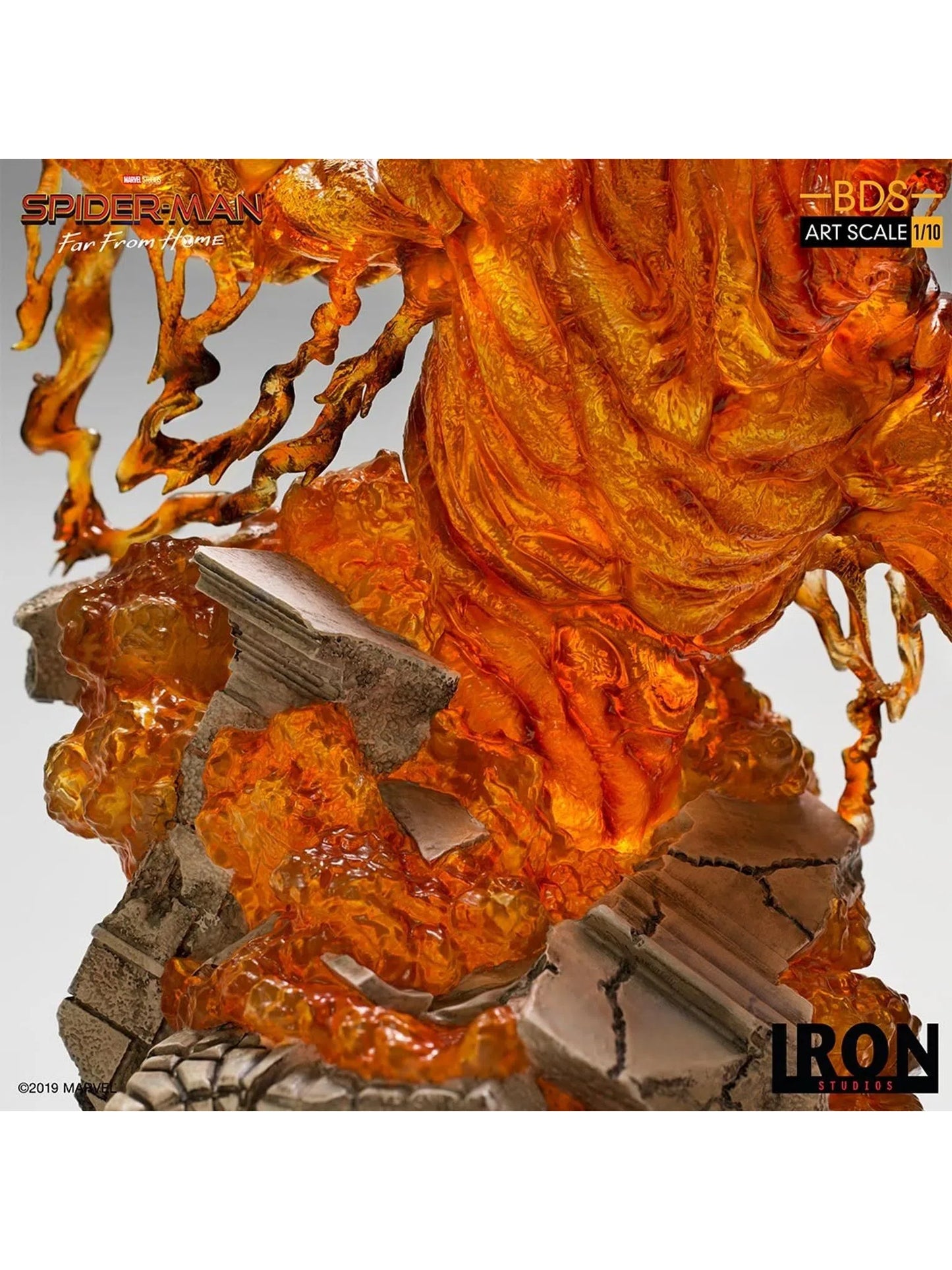 IRON STUDIO SPIDERMAN FAR FROM HOME MOLTEN MAN 1/10 MARCAS22819-10 - Anotoys Collectibles
