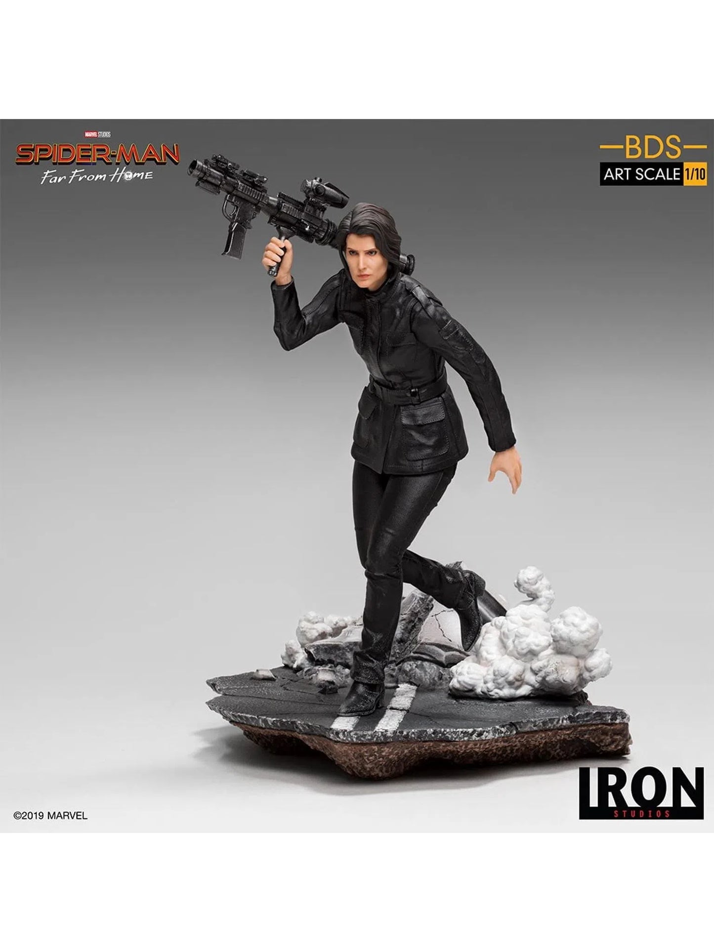 IRON STUDIOS SPIDERMAN FAR FROM HOME MARIA HILL 1/10 MARCAS23019-10 - Anotoys Collectibles