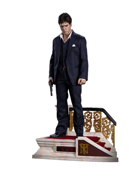 BLITZWAY 1/4 SCARFACE ROOTED HAIR VERSION 1/4 SCALE STATUE (PRE-ORDER)