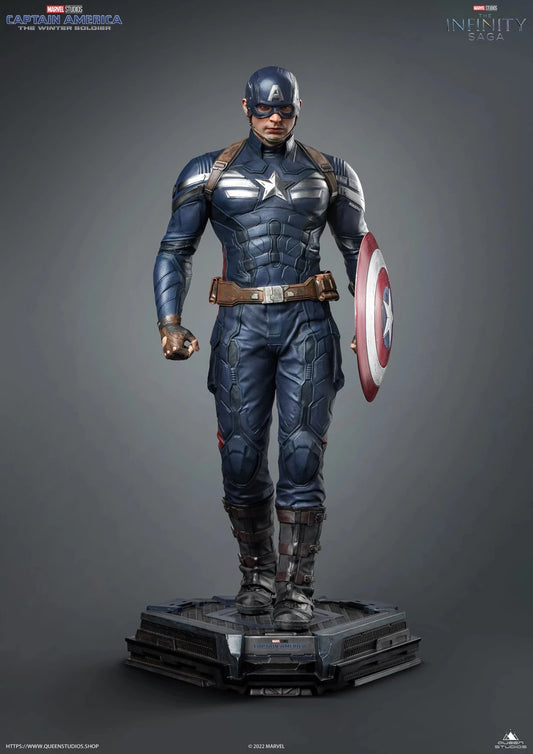 QUEEN STUDIOS THE WINTER SOLDIER  CAPTAIN AMERICA 1/4 SCALE - (PRE-ORDER) - Anotoys Collectibles